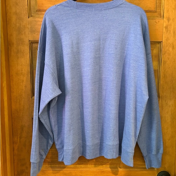Hanes / NWT/ Men's Originals Midweight Fleece Crewneck Sweatshirt,BLUE/Size 2XL - Picture 6 of 8